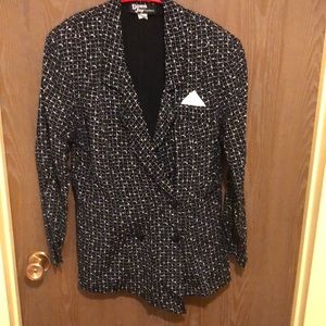 Vintage Dawn Joy Fashions Women’s Double Breasted Jacket Size 11/12